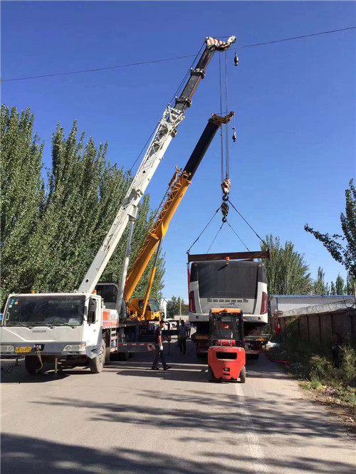 阳城县港口集装箱搬运案例